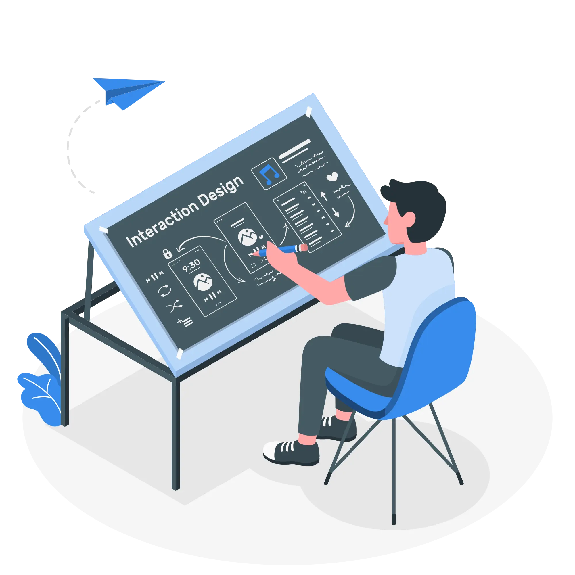 Illustration pour écran tactile interactif pour les écoles